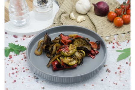 grill de legume cu dressing aromat