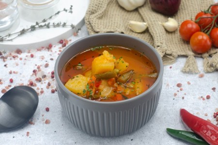 ciorba taraneasca de legume