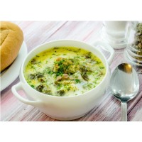 ciorba de salata cu afumatura