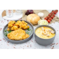 meniu/c.ardeleneasca/snitel pui/c.taranesti/s.varza/chifla