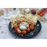 Salata de rosii coapte si burrata