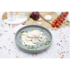cotlet de porc sous vide cu sos de ciuperci