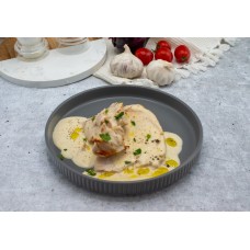 piept de curcan sous vide cu sos de nucsoara